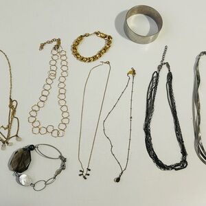 Jewelry Lot: 8 Necklaces and 3 Bracelets
